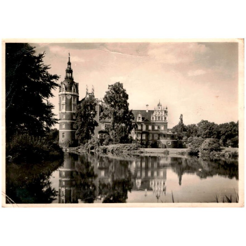 Muskau (Oberlausitz). Gräflich Arnimsche Standesherrschaft. Der 2500 Morgen große Park angelekt 1811-45 von Fürst Hermann Pückle