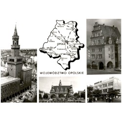 Województwo opolskie [...] Na zdjęciach: Opole - ratusz. Nysa - Dom Wagi Miejskiej - 1604 r. Brzeg - ratusz z 2 poł. XVI w. Kędz