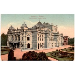 Kraków - Krakau. Teatr miejski - Stadt-Theater