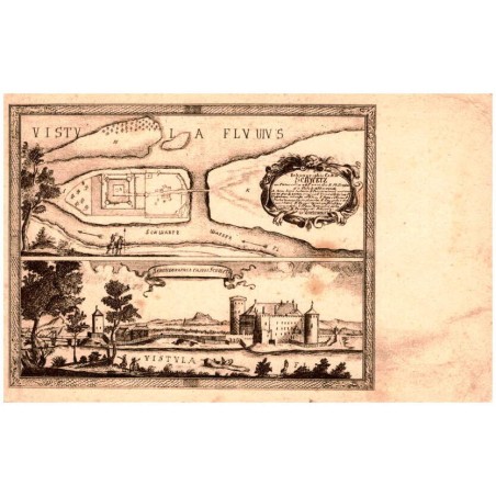 Świecie n/W. Pomorze. Zamek pokrzyżacki podług litografji z roku 1655 Nr. 1