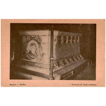 Kraków - Skałka. Sarkofag H. Siemiradzkiego