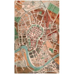 Kieszonkowy plan Wielkiego Krakowa opracował [?] [Mojżesz Jakób] nauczyciel wydziałowy