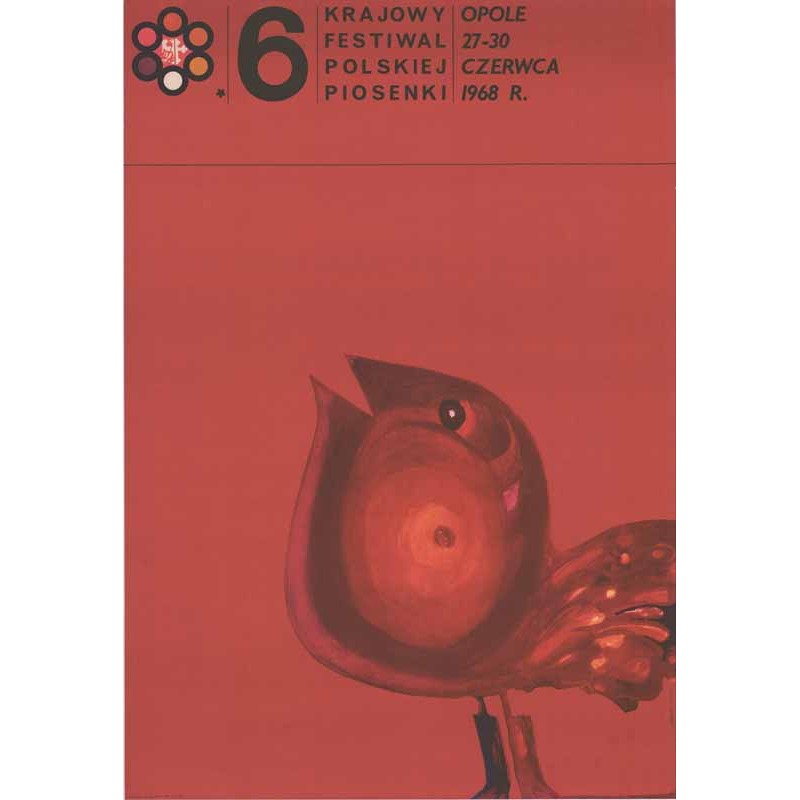 6 Krajowy Festiwal Polskiej Piosenki Opole 27-30 czerwca 1968 r.