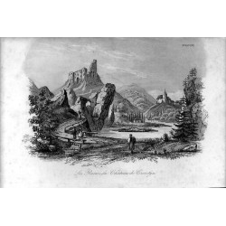 "Les Ruines du Château de Czorstyn."