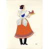 "20) Paysanne de Boldog. HONGRIE"