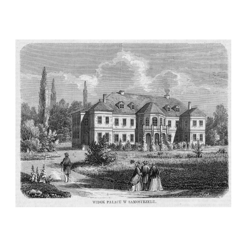 Widok pałacu w Samostrzelu / "WIDOK PAŁACU W SAMOSTRZELU."