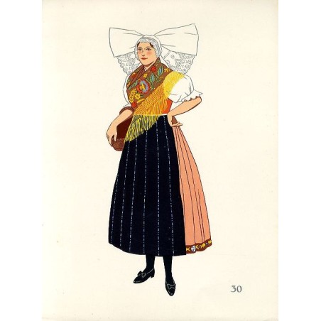 "30) Costume de Plzeň. TCHÉCO-SLOVAQUIE"