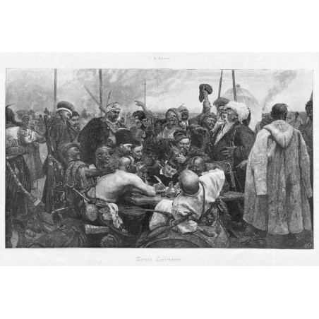"Narada Zaporożców. J. E. Repin."