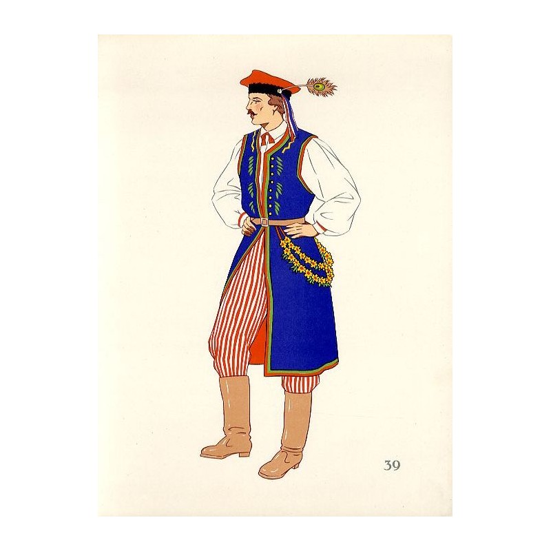"39) Costume de Cracovie. POLOGNE"