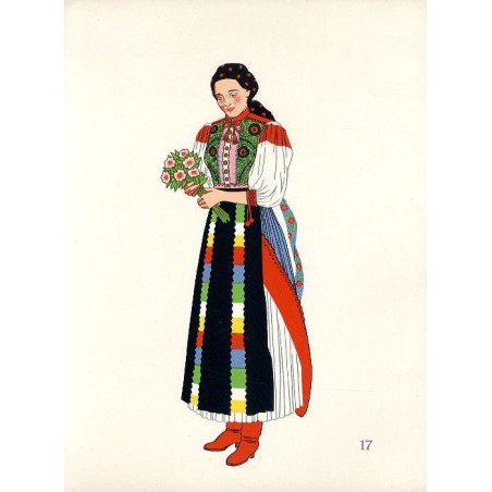 "17) Femme de Kalotaszeg. HONGRIE"