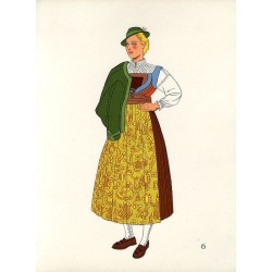 "6) Jeune Fille de Buchenstein (Tyrol). AUTRICHE"