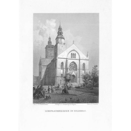 Liebfrauenkirche in Goldberg / "LIEBFRAUENKIRCHE IN GOLDBERG."