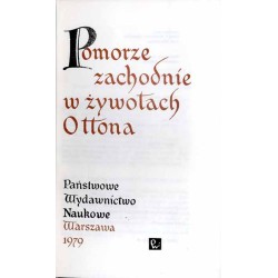 Pomorze zachodnie w żywotach Ottona