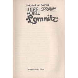 Ludzie i sprawy hotelu "Lomnitz"