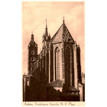 Kraków. Prezbiterjum Kościoła N. P. Marji.