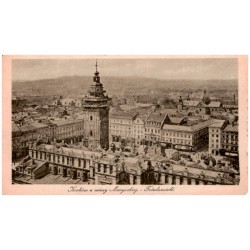 Kraków z wieży Maryackiej. - Totalansicht.