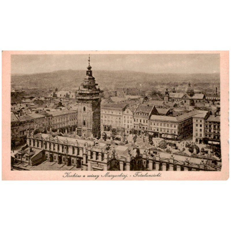 Kraków z wieży Maryackiej. - Totalansicht.