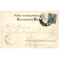 Kraków - Krakau. Sukiennice (strona wschodnia) - Tuchhalle (Westseite)