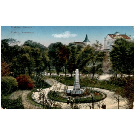 Kraków. Plantacye. Krakau. Promenaden.