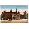 Kraków. Rondel i brama florjańska. Cracovie. Bastion et Porte Floryan.