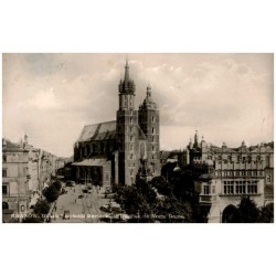 Kraków. Rynek i Kościół Marjacki. - L'église de Notre Dame.
