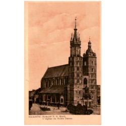 Kraków. Kościół N. P. Marji. L'église de Notre Dame.