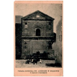 Fasada kościoła św. Agnieszki w Krakowie w rękach żydowskich / cegiełka
