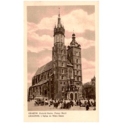 Kraków. Kościół Najśw. Panny Marji. Cracovie. L'église de Nôtre Dame