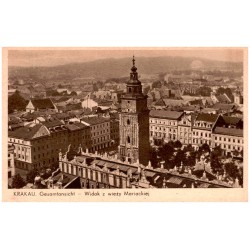 Krakau. Gesamtansicht - Widok z wieży Mariackiej
