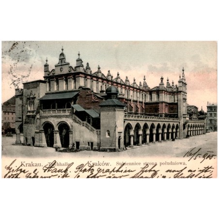 Krakau. Tuchhalle. Kraków. Sukiennice strona południowa.