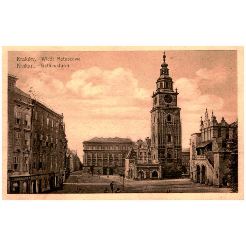 Kraków. - Wieża Ratuszowa. Krakau. Rathausturm.