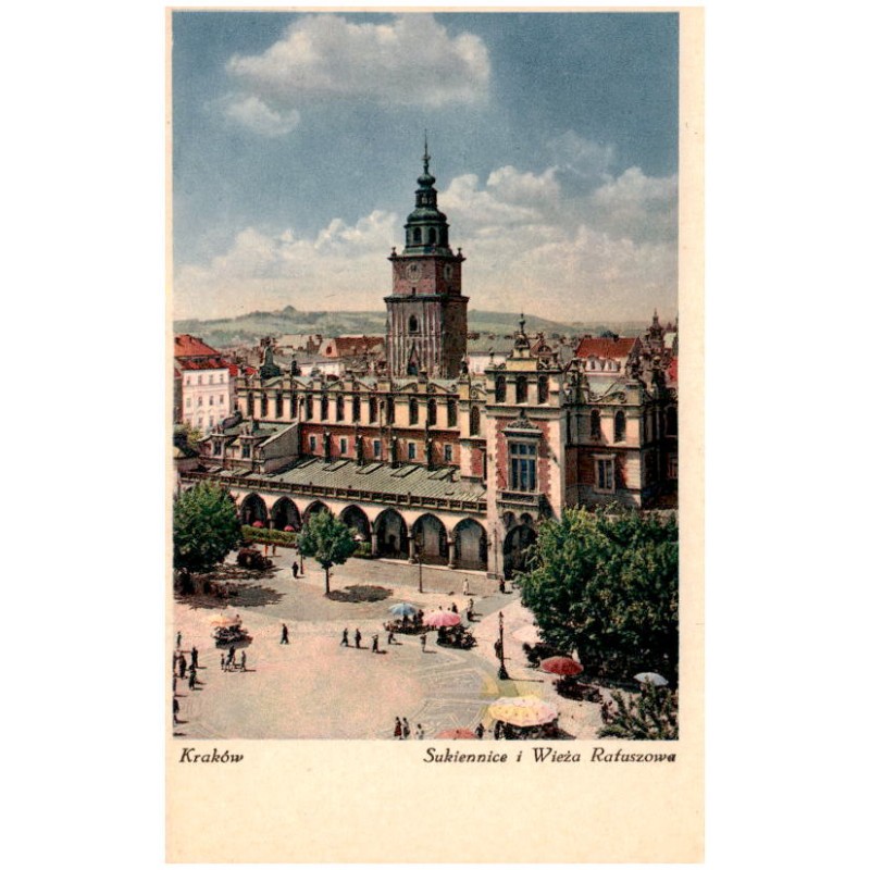 Kraków. Sukiennice i Wieża Ratuszowa