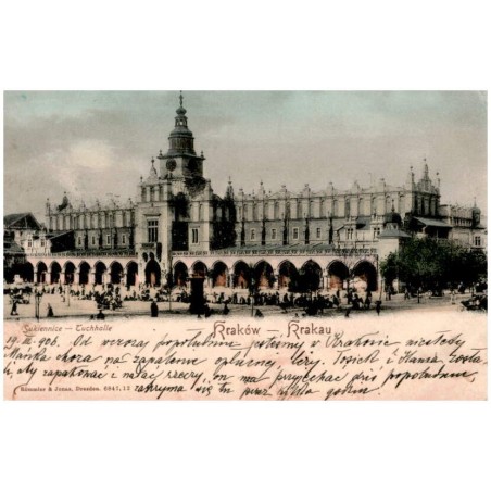 Kraków - Krakau. Sukiennice - Tuchhalle.