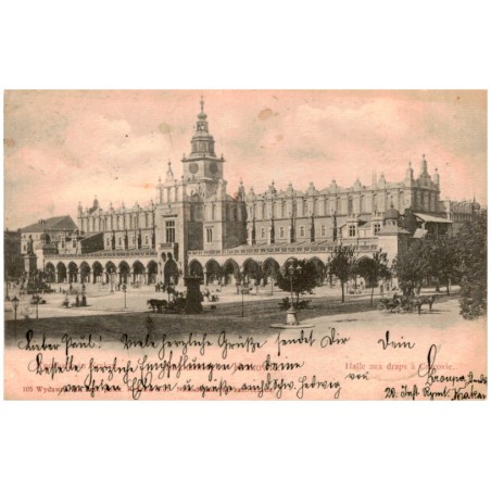 Tuchhalle in Krakau. Sukiennice w Krakowie. - Halle aux draps à Cracovie.