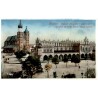 Kraków. Kościół Maryacki i sukiennice. Preĝejo de S-ta Mario kaj Draphalo.