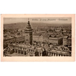 Kraków. Z wieży Maryackiej. - Totalansicht.