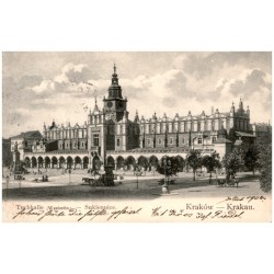 Kraków - Krakau. - Tuchhalle (Westseite) - Sukiennice.