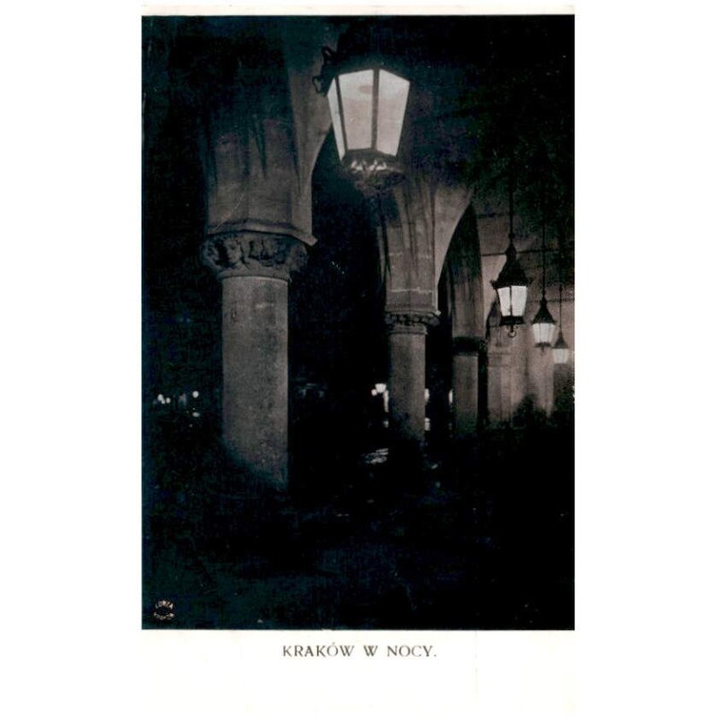Kraków w nocy.