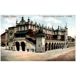 Kraków - Krakau. Sukiennice (strona południowa). Tuchhalle