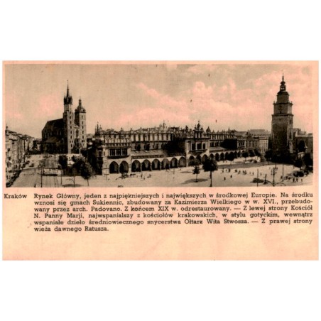 Kraków. Rynek Główny, Jeden z najpiękniejszych i największych w środkowej Europie [...]