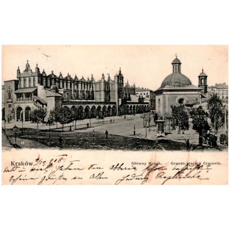 Kraków. Główny Rynek. - Grande place à Cracovie. 23