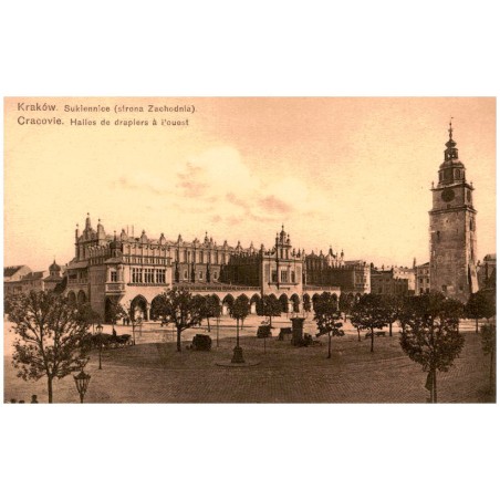 Kraków. Sukiennice (strona Zachodnia). Cracovie. Halles de drapiers à l'ouest