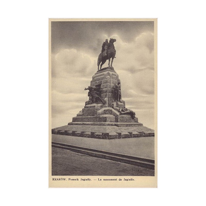 Kraków. Pomnik Jagiełły. - Le monument de Jagiełło