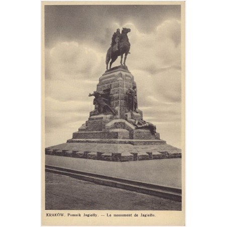 Kraków. Pomnik Jagiełły. - Le monument de Jagiełło
