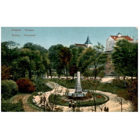 Kraków. Plantacye. Krakau. Promenaden.