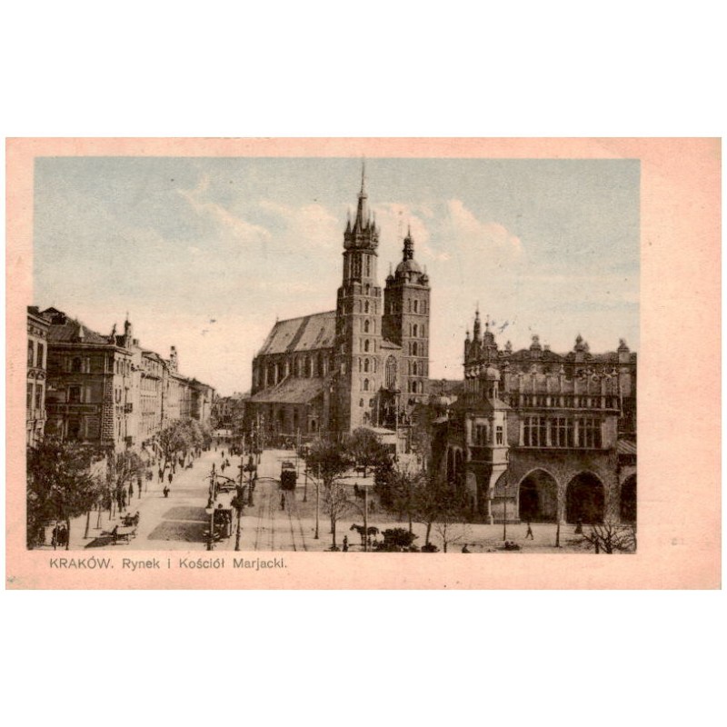 Kraków. Rynek i Kościół Marjacki