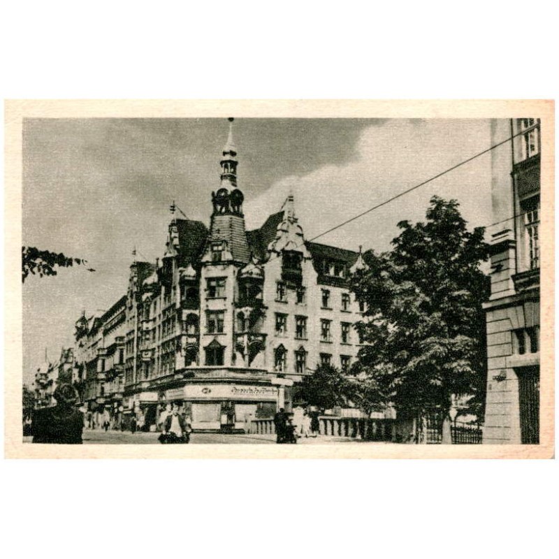 Gliwice - ul. Zwycięstwa. Fotografik S. Polonyj-Poloński - Gliwice / cegiełka
