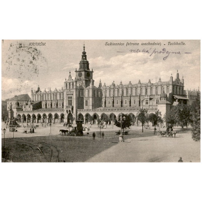 Kraków. Sukiennice (strona wschodnia) - Tuchhalle.