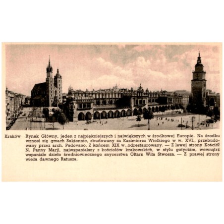 Kraków. Rynek Główny, Jeden z najpiękniejszych i największych w środkowej Europie [...]