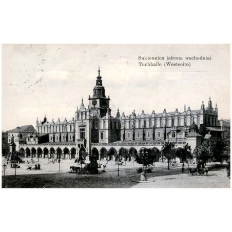 Kraków. Sukiennice (strona wschodnia). Tuchhalle (Westseite)
